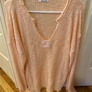 Women's Pink Knit Sweater